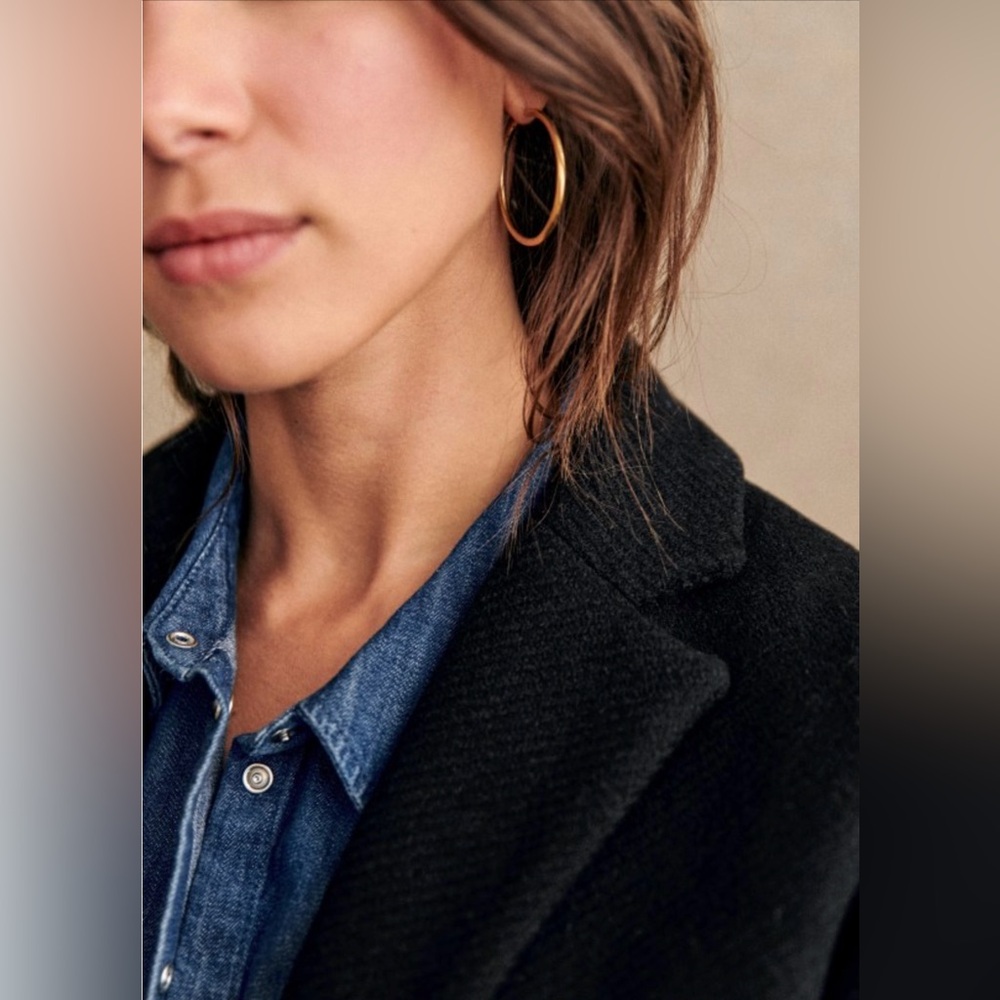 NWT Sezane Ralph Jacket Wool Coat Sézane - Picture 3 of 10